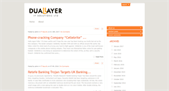 Desktop Screenshot of blog.duallayerit.com